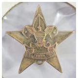 Boy Scouts of America Star Rank Uniform GF Pin