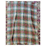 Hand Acraft Scottish Mohair Plaid Blanket