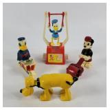 Donald Duck, Pluto+ Disney Plastic Figure Toys (4)