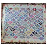 Diamond Handmade Patchwork Quilt