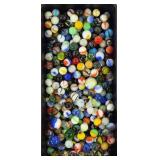 Akro Agate, Peltier, Cat's Eye Marbles 5/8'