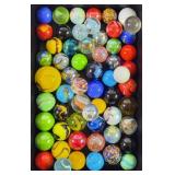 Vintage & Modern Glass Marble Swirls, Cats Eye +