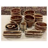 Hull Pottery Brown Drip Glaze Dinnerware (39)