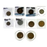 1869-1940 U.S., Italy, Britain, Mexico Coins