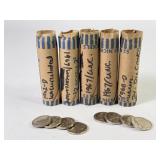 1967-68 Uncirculated & Die Crack Nickels (177)