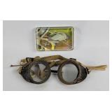 Aviator Building Paperweight & Aviation Goggles