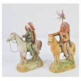Ski Country Native American Decanters (2)