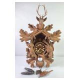 West German Black Forest Huntsman Cuckoo Clock