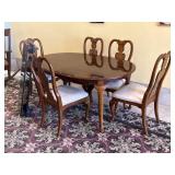 Queen Anne Style Cherry Dining Set