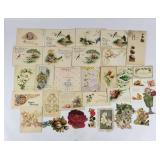 Antique Easter, Christmas Greeting Cards