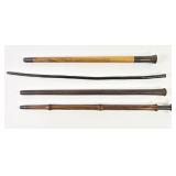 Antique Military Officer Swagger Sticks (4)