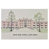 South Bend Central High Print Signed Kathy