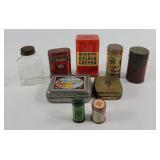 Tin+ Coffee, Spices, Medicine+ Containers (9)