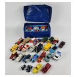 Hot Wheels, Matchbox, Micro+ Die Cast Cars w/ Case