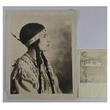 Native American Themed Portrait & Postcard