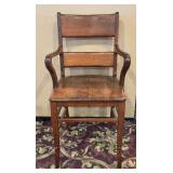 Antique Oak Office Chair