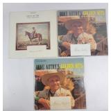 Gene Autry Signed Vinyl LP Records (3)