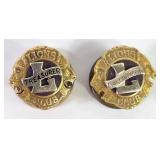 10k Lions Club Past President & Treasurer Pins
