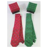 G.H. Bass Vintage Car Print Neckties