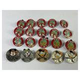 Walt Disney Kingdom Parking Lot + Pinbacks (25)