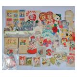 Antique Valentine's Day Cards (Approx 35)