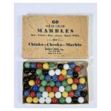1930ï¿½s Berry Pink Solid Color Glass Game Marbles