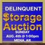 DELINQUENT STORAGE UNIT AUCTION