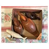 LOT OF HAND CARVED WOOD DUCKS