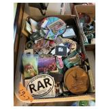 BOX FULL OF REFRIGERATOR MAGNETS