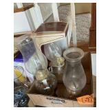 LOT OF 3 OIL LAMPS