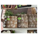 3 BOXES OF WINE GLASSES MISC.