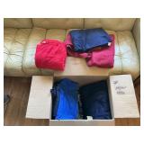 BOX OF SMALL BLANKETS