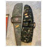 2 GUN CASES, 1 REALTREE 47", 1 CAMO 43"