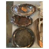SILVER PLATE TRAYS