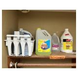 BLEACH, CLEANER, LAUNDRY SUPPLIES LOT