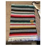 MEXICAN SERAPE BLANKET 79"X55"