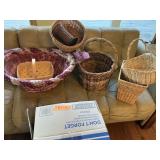 LOT OF WICKER BASKETS