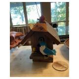WOODEN BIRD HOUSE