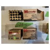 HORNADY .44 MAG, 2 BOXES 20, 1 PARTIAL 18