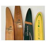 WATER SKIS, LOT OF 4