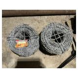 2 ROLLS OF BARBED WIRE