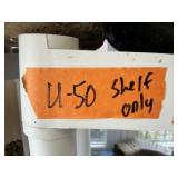 PLASTIC SHELF, 54"X39.5"X12"