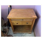 NIGHT STAND-SIDE TABLE-26"X17"X29"T