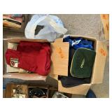 2 BOXES OF SMALL BLANKETS