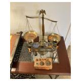 VINTAGE SCALE, SCALE WEIGHTS-2 SCALES X3 TOTAL