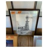 WINDMILL PICTURE, 21"X18"
