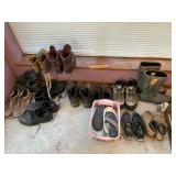 LOT OF 10 PAIRS OF BOOTS AND SHOES