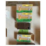 SELLIER & BELLOT 9MM 4 BOXES 50 , 1 PARTIAL OF 43