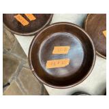 AFRICAN HAND CARVED WOOD BOWL 11.5"X2.5"