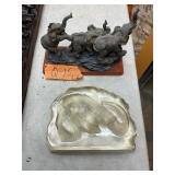 ELEPHANT FIGURINE X2